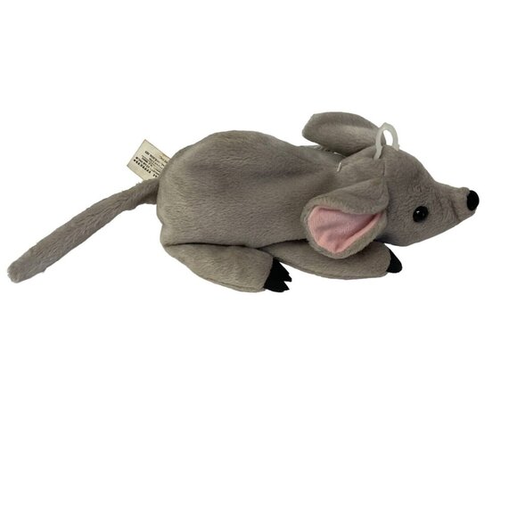 Gold Company Beanie The Mouse Plush Boppers Stuffed Animal Special Effects 6" to - Picture 1 of 4